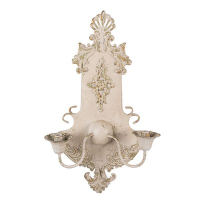 Clayre & Eef Wandleuchte 40x18x70 cm Beige Grün Metall