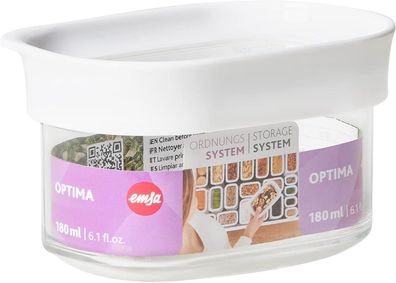 Emsa OPTIMA Trockenvorratsdose, rechteckig, 0.38 L 3110600890