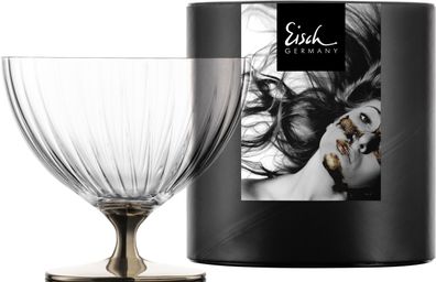 Eisch Dessert Schale auf Fuß 531/10 platin Geschenkröhre BOWLS/PLATES 30053112