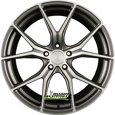 4x Barracuda Inferno higloss-gunmetal-polished - DS10 9.5x19 ET35 - LK5/112 ML73.1