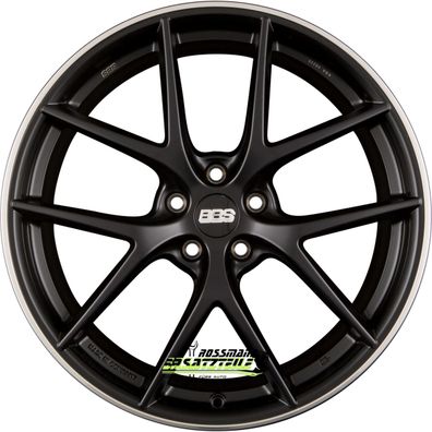 4x BBS CI-R schwarz matt 9x20 ET38 - LK5/112 ML82 10015881 Felgen Alufelgen