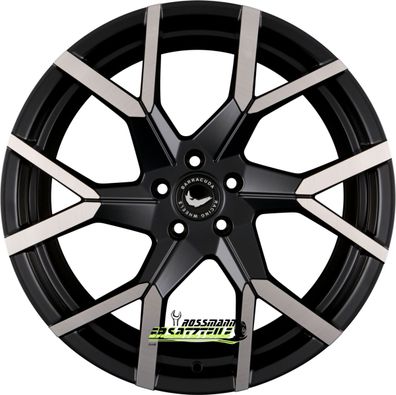 4x Barracuda Tzunamee EVO dark gunmetal brushed 9x20 ET40 - LK5/120 ML72.6 Felge Alu