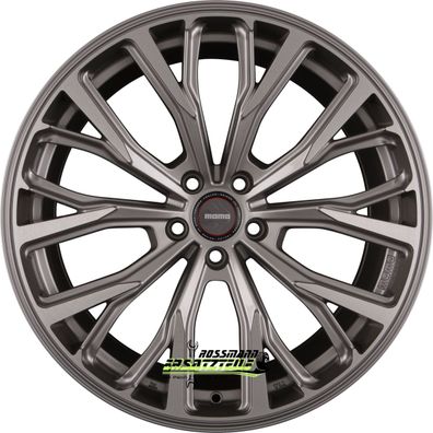 4x Momo RF02 titan-silver brushed 10x20 ET40 - LK5/112 ML66.6 Felge Alu