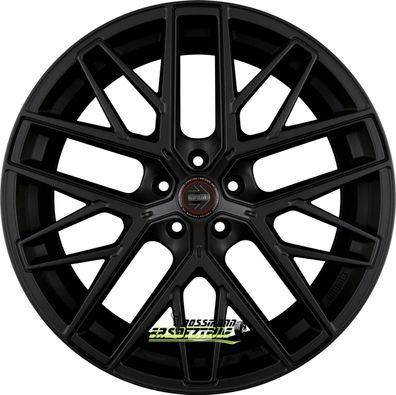 4x Momo RFX01 sandblast black 11.5x22 ET38 - LK5/120 ML74.1 WX15N15238074 Felgen