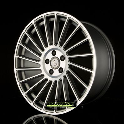 4x Etabeta Venti-R anthracite matt polish 8.5x19 ET45 - LK5/114.3 ML78.1 Felge Alu