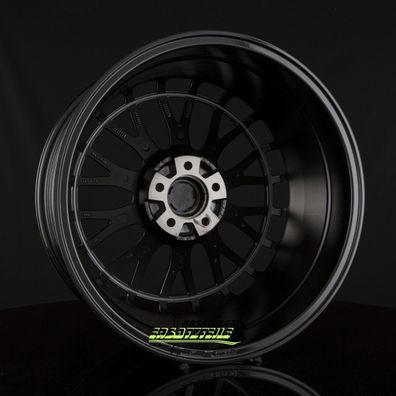 4x Etabeta Unit black lip polish 8.5x19 ET25 - LK5/112 ML78.1 Felge Alu