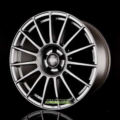 4x OZ Superturismo Dakar matt graphite 9x21 ET50 - LK5/112 ML66.46 Felge Alu