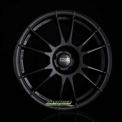 4x OZ Ultraleggera HLT schwarz matt 9.5x19 ET40 - LK5/114.3 ML79 Felge Alu