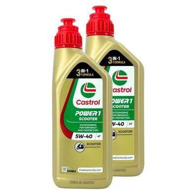 Castrol Power 1 Scooter 4T 5W-40 2x1 Liter