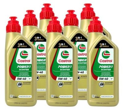 Castrol Power 1 Scooter 4T 5W-40 7x1 Liter