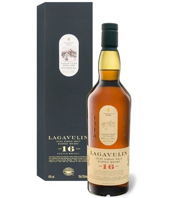 Lagavulin 16 Jahre Islay Single Malt Whisky (43 % vol., 0,7 Liter)