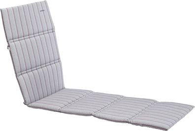Liegenauflage 200 x 60 x3cm grau gestreift