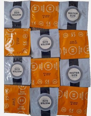 6 Stück Mister Size - Kondom Größe M 53