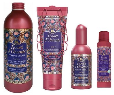 TESORI D´ORIENTE Persian Dream Geschenkset 4-Teillig Duschgel, Badeschaum, Edt, Deo