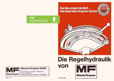 Die Regelhydraulik von MF Reparaturanweisung