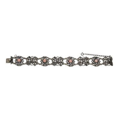 Trachten Armband echt Silber mit Rhodochrosit Second Hand 25324981 getragen