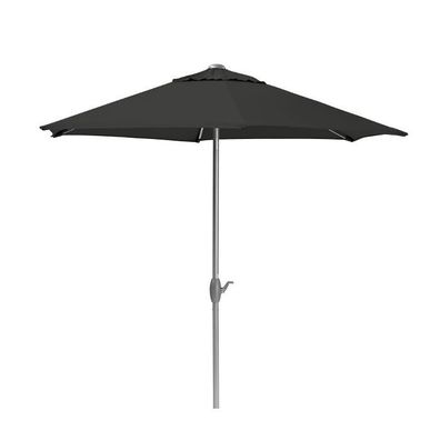 EASY Allround Kurbelschirm Ø300cm silber / anthr