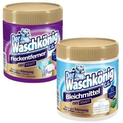 Waschkönig Fleckenentferner und Bleichmittel 2x750g