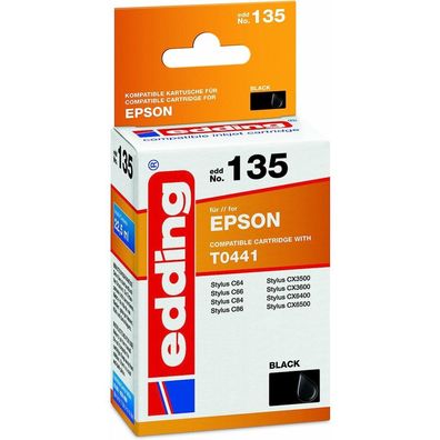 edding EDD-135 schwarz Tintenpatrone ersetzt EPSON T0441