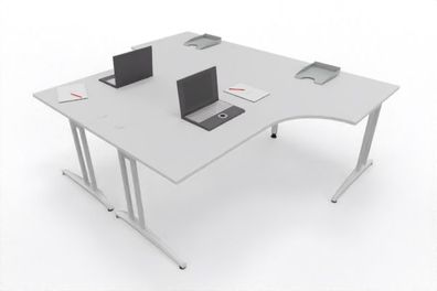 Doppelarbeitsplatz BD11 Arbeitsplatz Schreibtisch Doppelschreibtisch Bürotisch