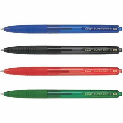 PILOT Kugelschreiber SUPER GRIP G blau Schreibfarbe blau