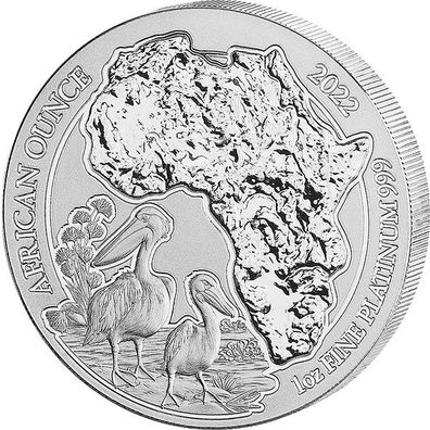 Ruanda 2022 Pelikan 1 Oz Silber*