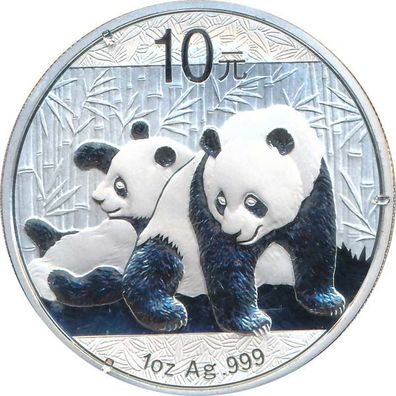 China 2010 - 10 Yuan Panda Silber*