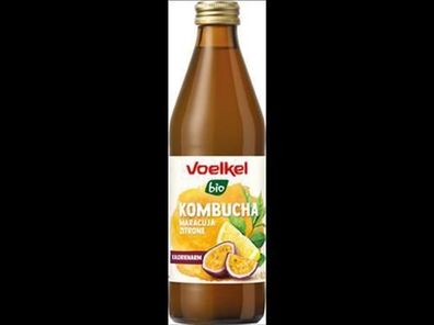 Voelkel 3x Kombucha Maracuja Zitrone 0,33l