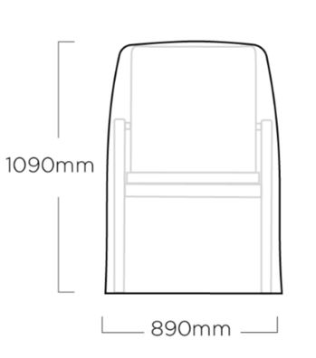 Abdeckhaube für Stapelstühle