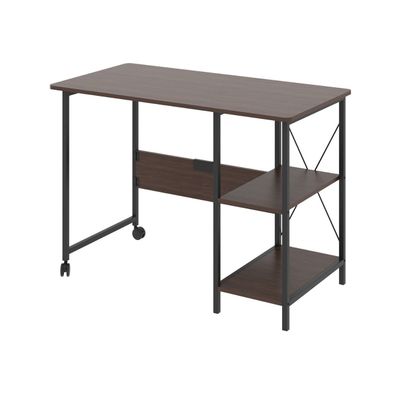 Loft Klapptisch 150kg dunkle Walnussplatte Maße: 107x45x75cm MC-411 B Maclean
