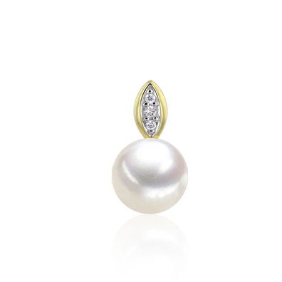 Luna-Pearls - 202.1671 - Anhänger - Damen - 585 Gelb- und Weißgold