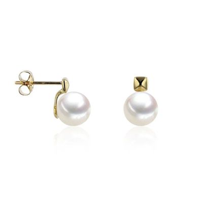 Luna-Pearls - 311.2069 - Ohrstecker - Damen - 585 Gelbgold