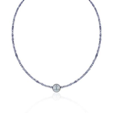 Luna-Pearls - 216.0789 - Collier - Damen - 925er Silber rhodiniert