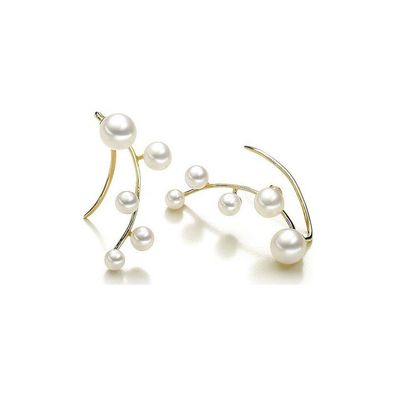 Luna-Pearls - 311.1696 - Ohrhänger - 585 Gelbgold - Süßwasserperlen 5-5,5 mm