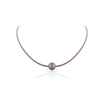 Luna-Pearls - 216.0716 - Collier - 750 Roségold - Spinell