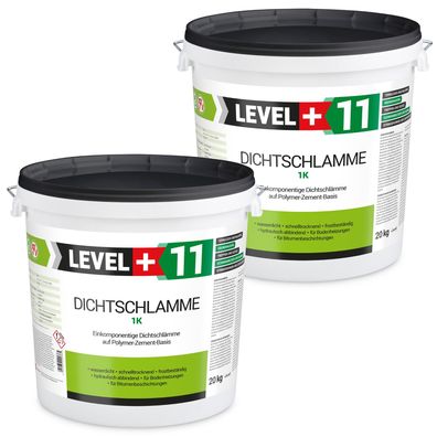 Dichtschlämme 1K Trockener Keller Treppe 40Kg Abdichten Aussen Balkon L+11