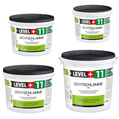 Dichtschlämme 1K Trockener Keller Treppe Abdichten Aussen Balkon 5-100Kg L+11