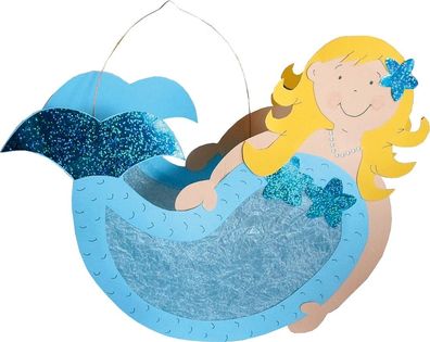 Laternen Bastelset Meerjungfrau von Prell, 4 Stück