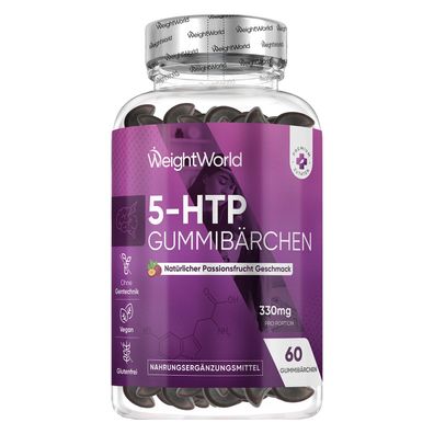 WeightWorld 5 HTP Gummibärchen - 330mg pro Portion - 60 Gummies