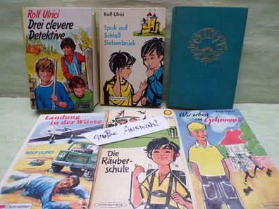 Rolf Ulrici Schneider peb clevere Detektive Siebenbrück Rendevoux Hai Wüste Räuber ua