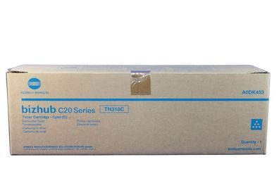 Konica Minolta TN318C Toner Cyan A0DK453 -A