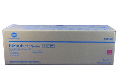 Konica Minolta TN318M Toner Magenta A0DK353 -A