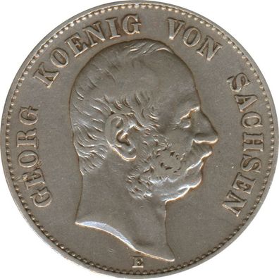Sachsen 2 Mark 1903 E Georg Silber*