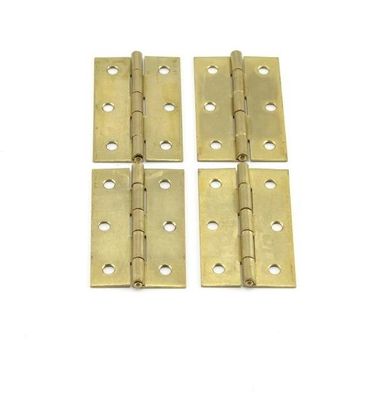 ToolTech Scharniere 63.5 x 40 x 1.4 mm - 4 St. - Messing beschichtet