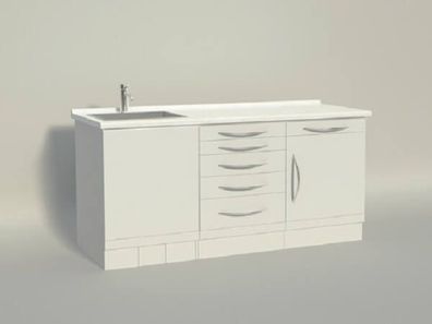 Behandlungszeile "Modena" | Praxismöbel Arbeitszeile | NORA DENTAL