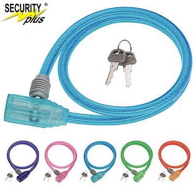 Kabelschloss Kinder K51, L = 80 cm, Ø = 10 mm, farblich sortiert, Point, 12021301