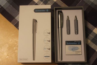 Füller Kalligraphie; Calligraphie Füllhalter Callissima antrhrazit Geschenkset