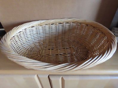 Hundekorb Katzenkorb hell ca. 12,5 cm H