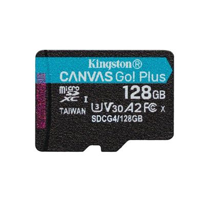 SD MicroSD Card 128GB Kingston SDXC Canvas Go Plus retail
