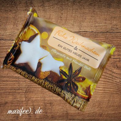 Pflegeseife mit Mandelduft "Frohe Weihnachten" 4 x 25 g Art.-Nr. 12057